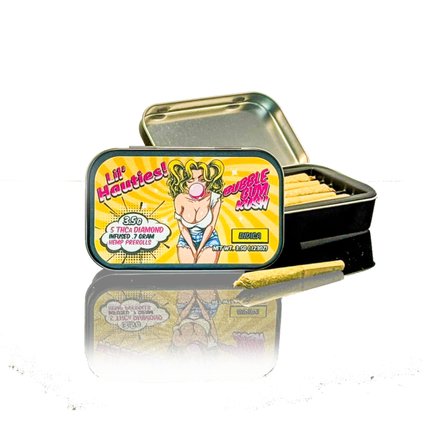 Lil Hauties - 5 Pack Diamond Infused PreRolls - Bubblegum Kush