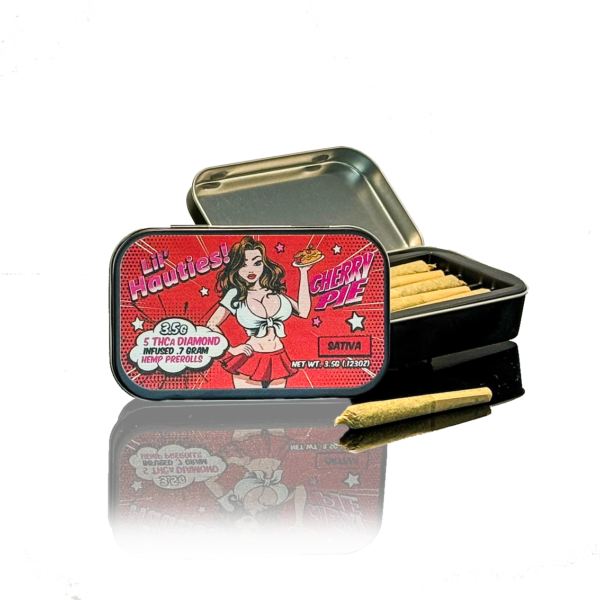 Lil Hauties - 5 Pack Diamond Infused PreRolls - Cherry Pie