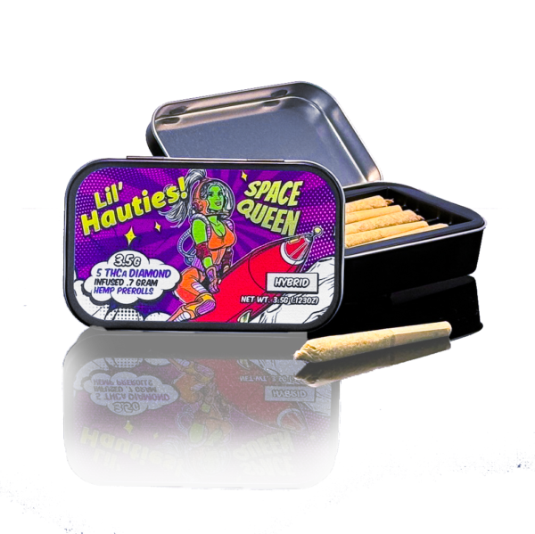 Lil Hauties - 5 Pack Diamond Infused PreRolls - Space Queen