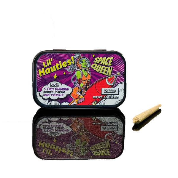 Lil Hauties - 5 Pack Diamond Infused PreRolls - Space Queen - Image 2
